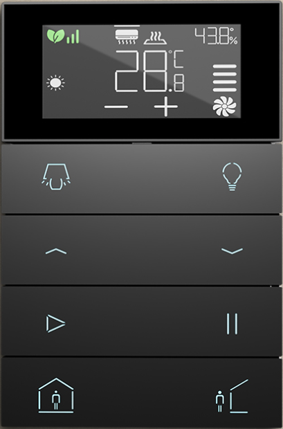 eclipse thermostatic push button